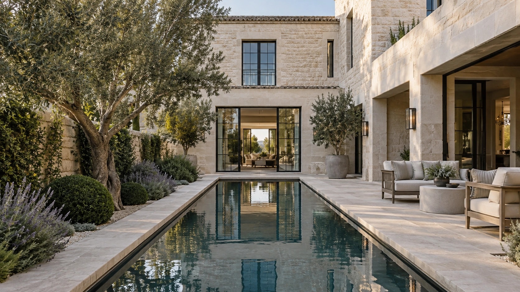 Illustrative courtyard residence
