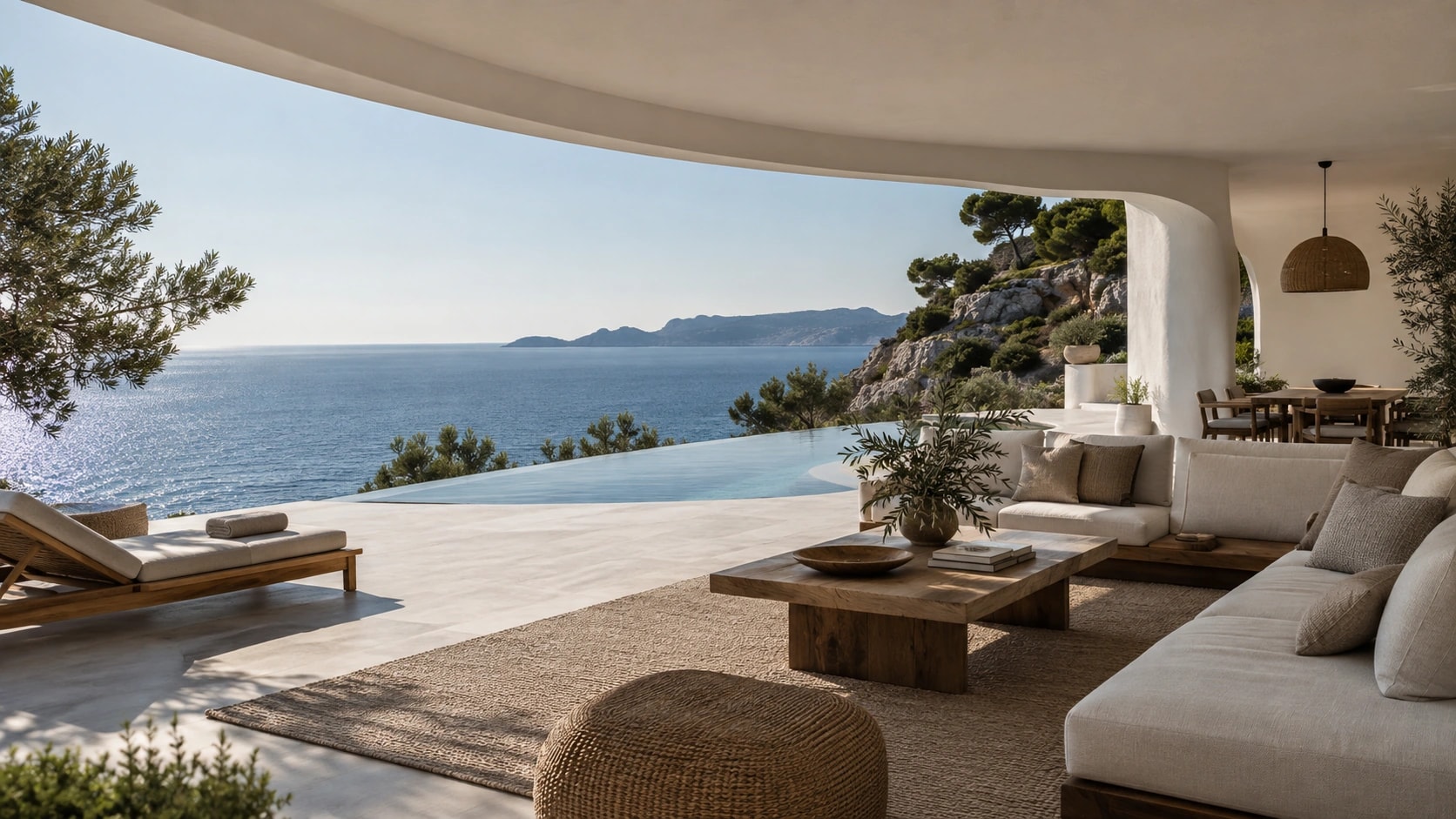 Illustrative coastal house